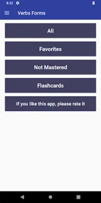 Verb Forms Dictionary android App screenshot 4
